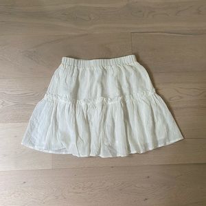 White skirt